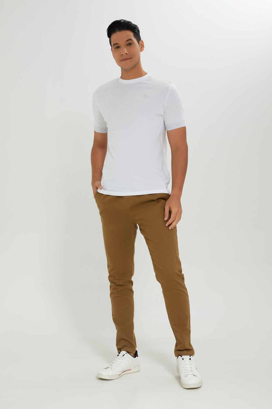 Redtag-Men-White-Signature-T-Shirt-Category:T-Shirts,-Colour:White,-Deals:New-In,-Dept:Menswear,-Filter:Men's-Clothing,-Men-T-Shirts,-New-In-Men-APL,-Non-Sale,-S23A,-Section:Men-Men's-