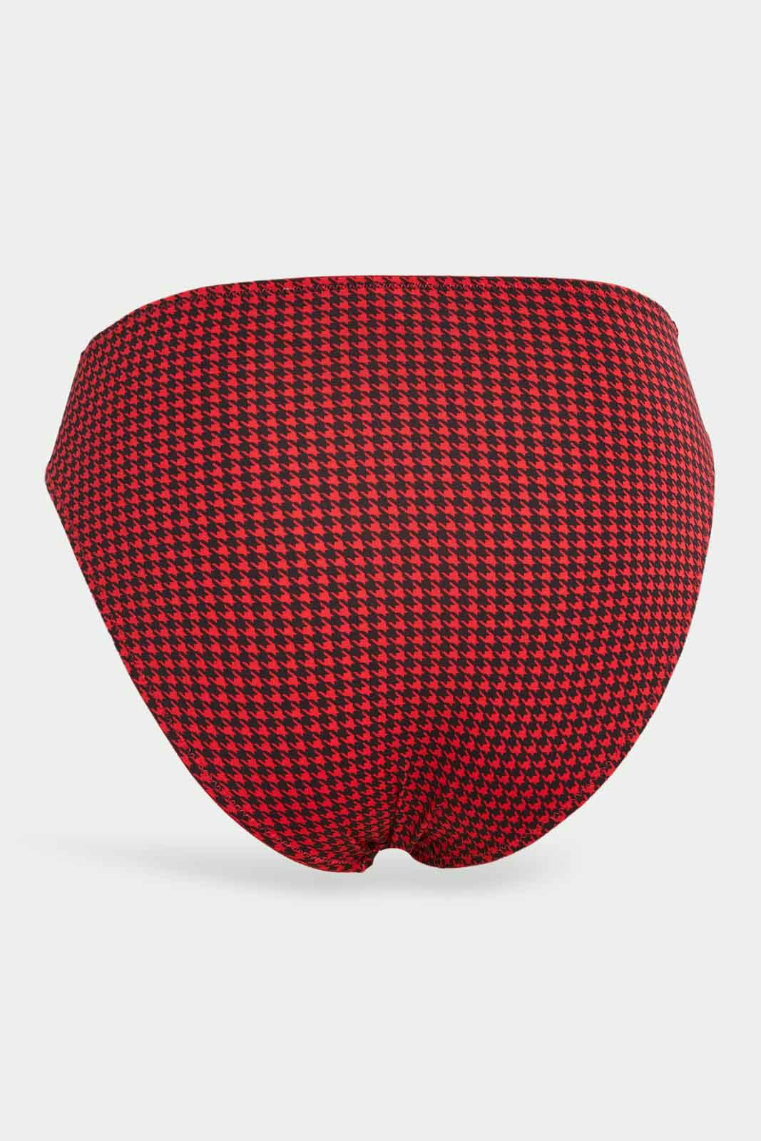 Redtag-Women-Assorted-Houndstooth-Print-2-Solid-Black,-Red/1Print-Hi-Leg-Brief-3-Pack-Category:Briefs,-Colour:Assorted,-Deals:New-In,-Dept:Ladieswear,-Filter:Women's-Clothing,-New-In-Women-APL,-Non-Sale,-S23A,-Section:Women,-Women-Briefs--