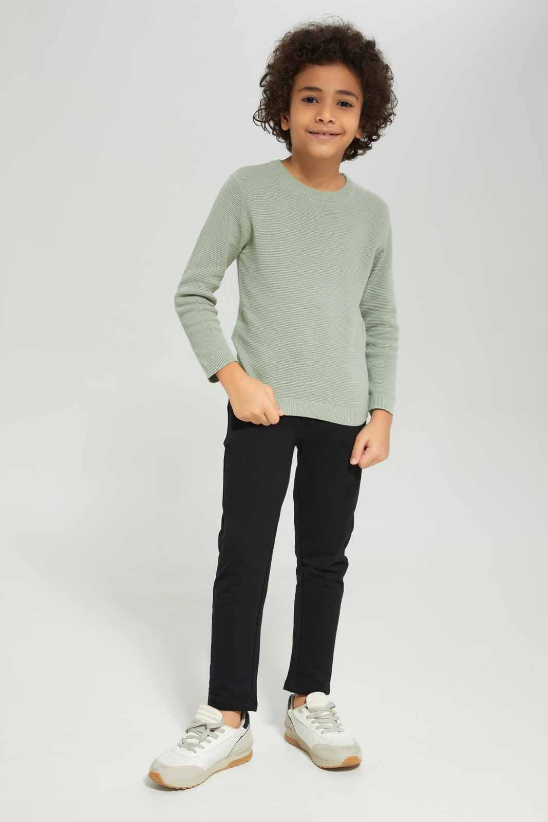 Redtag-Boys-Black-5-Pocket-Stretch-Pant-BOY-Trousers,-BTS,-Category:Trousers,-Colour:Black,-Deals:New-In,-Dept:Boys,-Filter:Boys-(2-to-8-Yrs),-New-In-BOY-APL,-Non-Sale,-S23A,-Section:Boys-(0-to-14Yrs),-VLM-Boys-2 to 8 Years