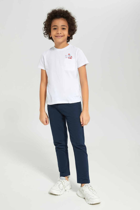 Redtag-Boys-Navy-5-Pocket-Stretch-Pant-BOY-Trousers,-Category:Trousers,-Colour:Navy,-Deals:New-In,-Dept:Boys,-Filter:Boys-(2-to-8-Yrs),-New-In-BOY-APL,-Non-Sale,-S23A,-Section:Boys-(0-to-14Yrs),-VLM-Boys-2 to 8 Years