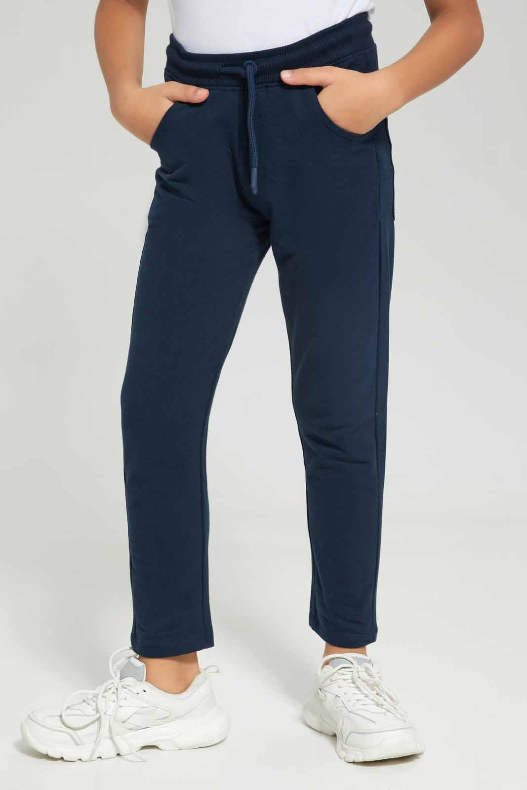 Redtag-Boys-Navy-5-Pocket-Stretch-Pant-BOY-Trousers,-Category:Trousers,-Colour:Navy,-Deals:New-In,-Dept:Boys,-Filter:Boys-(2-to-8-Yrs),-New-In-BOY-APL,-Non-Sale,-S23A,-Section:Boys-(0-to-14Yrs),-VLM-Boys-2 to 8 Years
