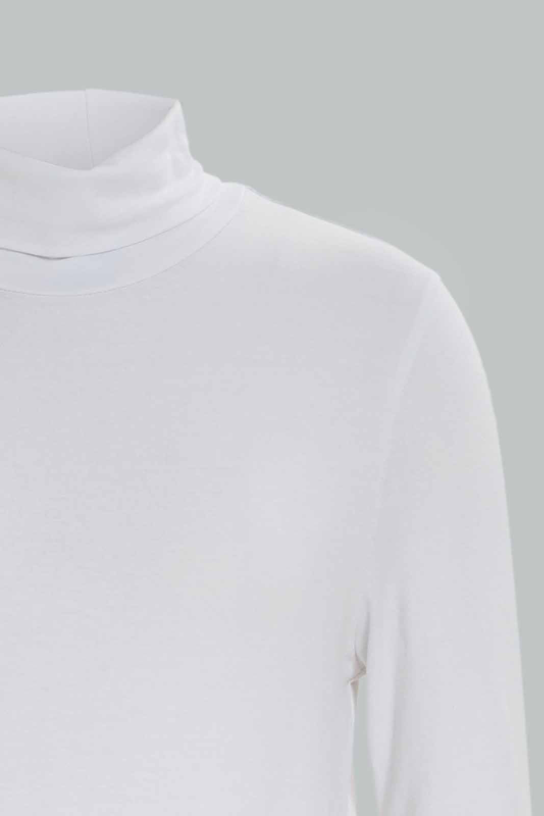 Redtag-Girls-White-Turtle-Neck-Top-BTS,-Category:T-Shirts,-Colour:White,-Deals:New-In,-Dept:Girls,-Filter:Senior-Girls-(8-to-14-Yrs),-GSR-T-Shirts,-New-In-GSR-APL,-Non-Sale,-S23A,-Section:Girls-(0-to-14Yrs),-TBL-Senior-Girls-9 to 14 Years