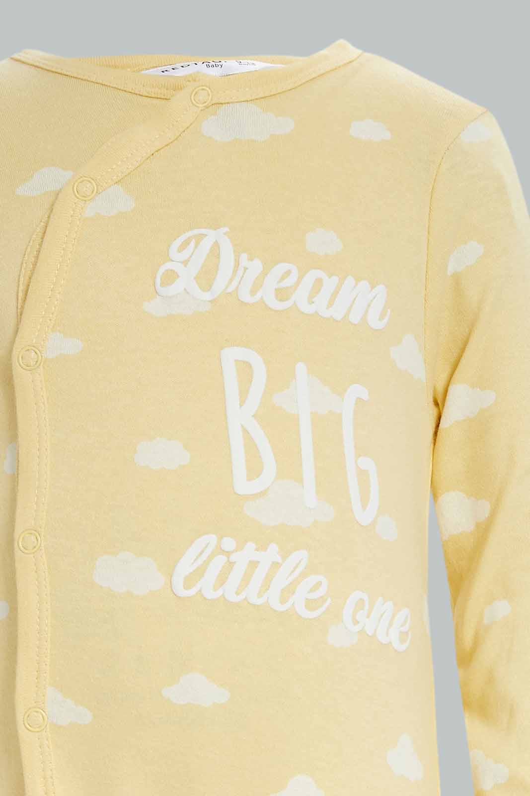 Redtag-Boys-Yellow-Ppe-Plain-Knit-Dress-Category:Sleepsuits,-Colour:Yellow,-Deals:New-In,-Dept:New-Born,-Filter:Baby-(0-to-12-Mths),-NBB-Sleepsuits,-New-In-NBB-APL,-Non-Sale,-S23A,-Section:Boys-(0-to-14Yrs)-Baby-