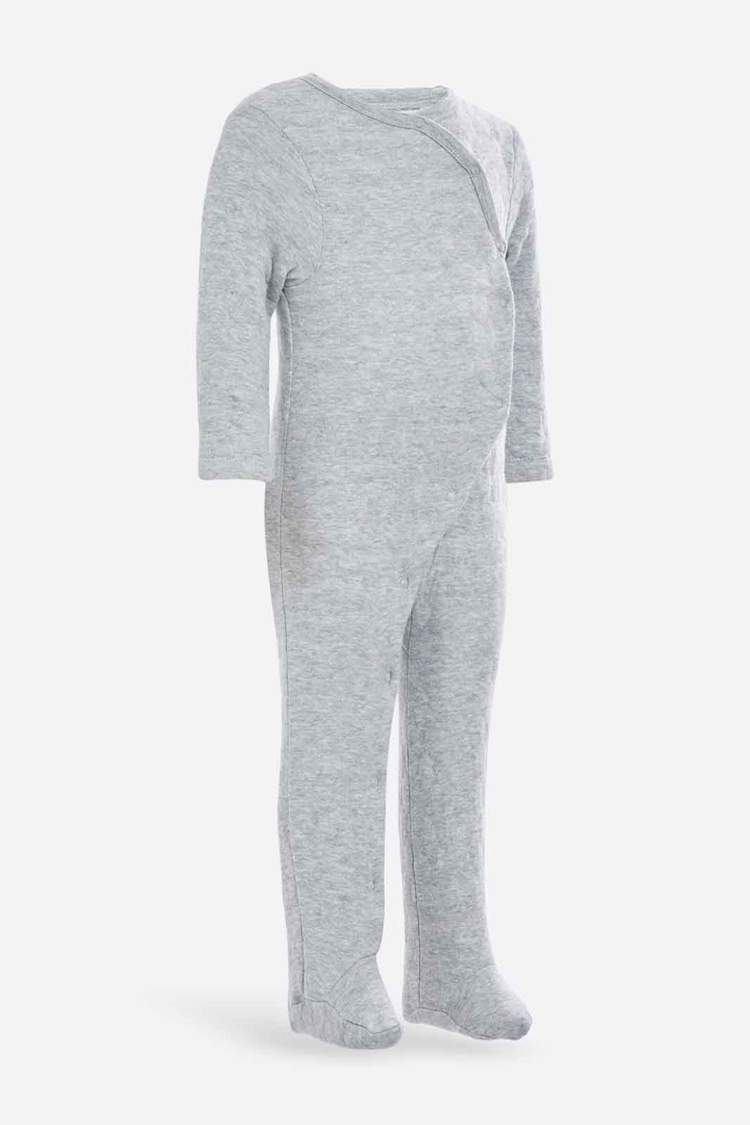 Redtag-Boys-Grey-Plain-Quilted-Sleepsuit-Category:Sleepsuits,-Colour:Grey,-Deals:New-In,-Dept:New-Born,-Filter:Baby-(0-to-12-Mths),-NBB-Sleepsuits,-New-In-NBB-APL,-Non-Sale,-S23A,-Section:Boys-(0-to-14Yrs)-Baby-0 to 12 Months