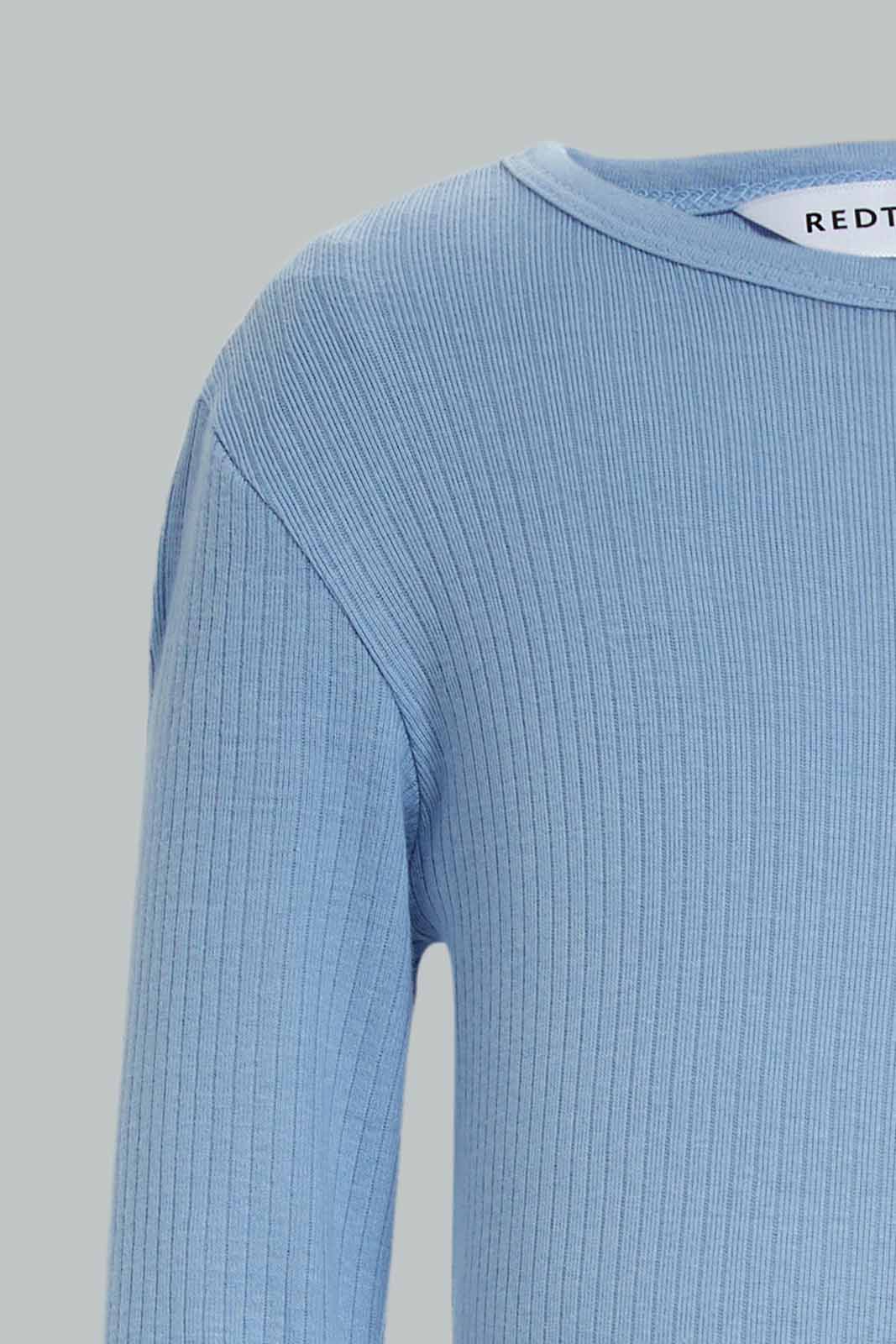 Redtag-Boys-Blue-2-Pc-Rib-Aop-Bodysuit-Category:Bodysuits,-Colour:Blue,-Deals:New-In,-Dept:New-Born,-Filter:Baby-(0-to-12-Mths),-NBB-Bodysuits,-New-In-NBB-APL,-Non-Sale,-S23A,-Section:Boys-(0-to-14Yrs)-Baby-