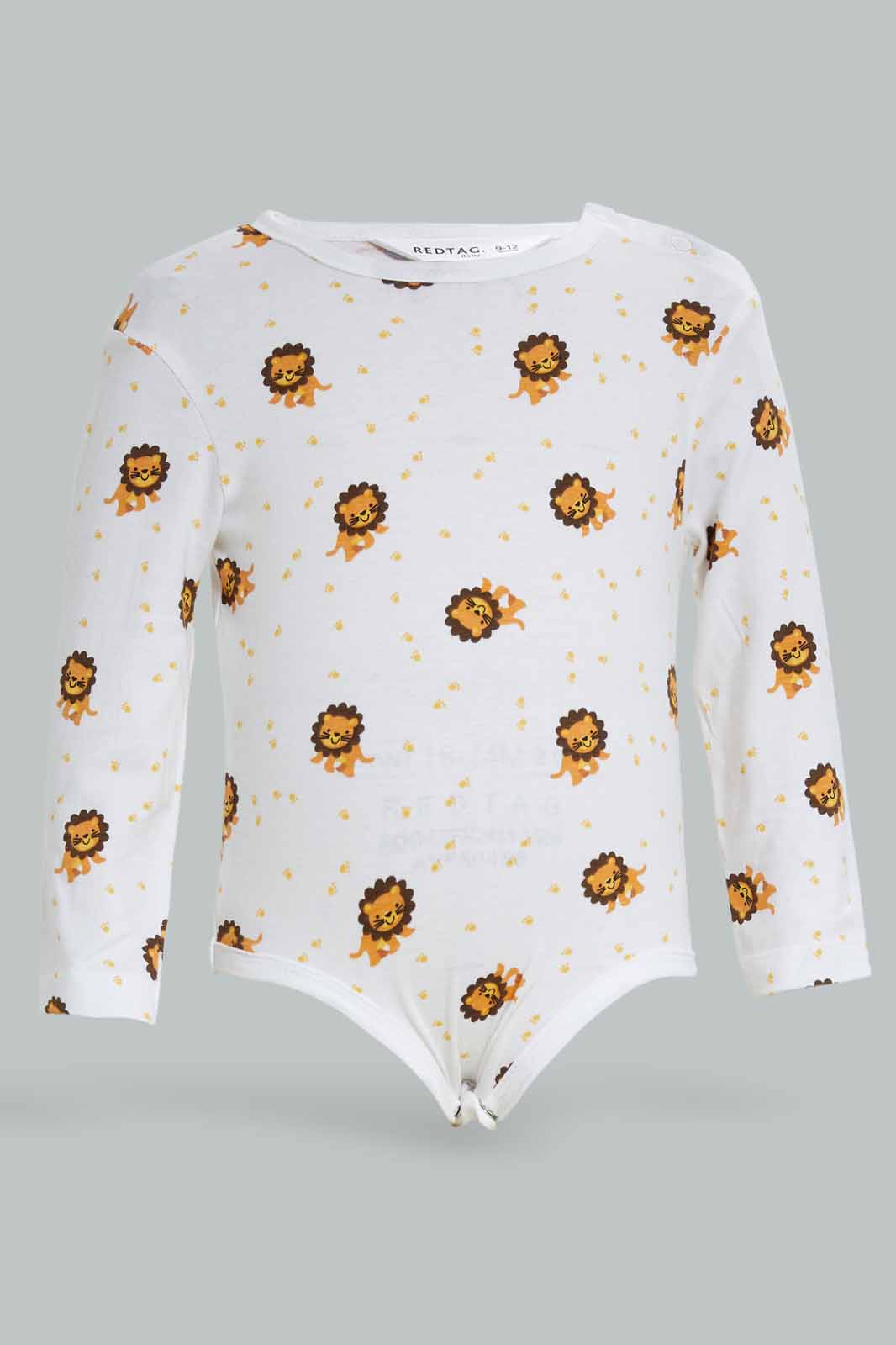 Redtag-Boys-Yellow-2-Pc-Rib-Aop-Bodysuit-Category:Bodysuits,-Colour:Yellow,-Deals:New-In,-Dept:New-Born,-Filter:Baby-(0-to-12-Mths),-NBB-Bodysuits,-New-In-NBB-APL,-Non-Sale,-S23A,-Section:Boys-(0-to-14Yrs)-Baby-