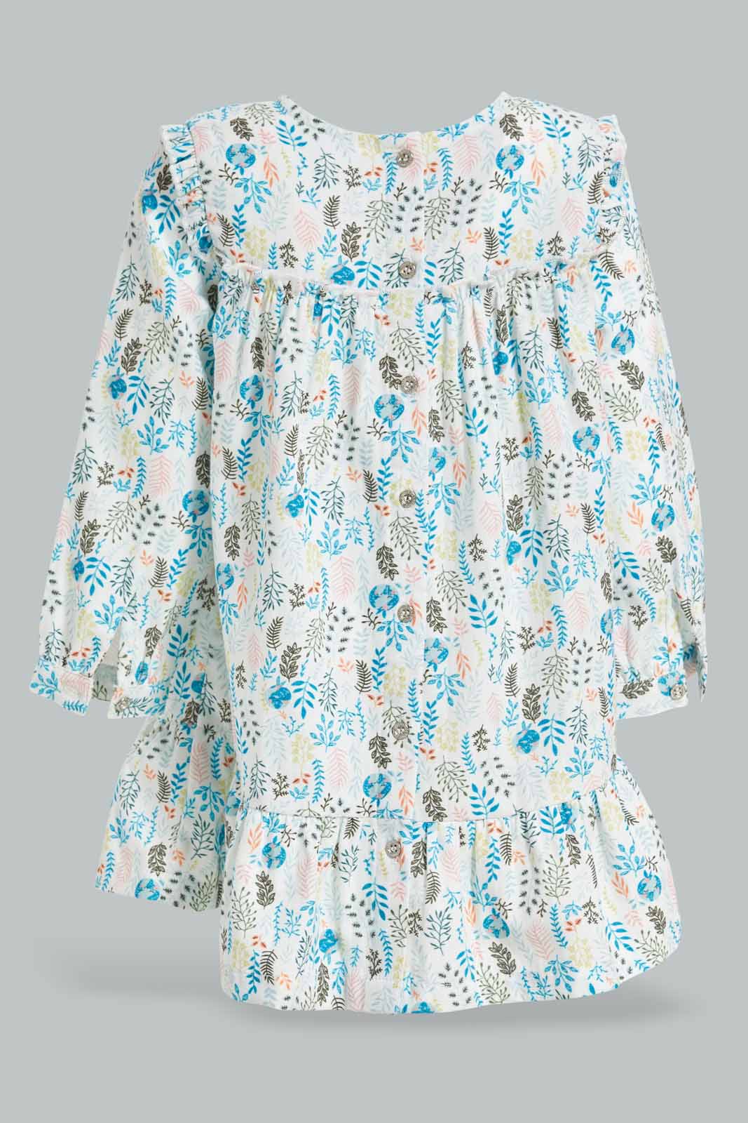 Redtag-Girls-Multicolor-Floral-Print-Dress-Category:Dresses,-Colour:Assorted,-Deals:New-In,-Dept:Girls,-Filter:Infant-Girls-(3-to-24-Mths),-ING-Dresses,-New-In-ING-APL,-Non-Sale,-S23A,-Section:Girls-(0-to-14Yrs)-Infant-Girls-