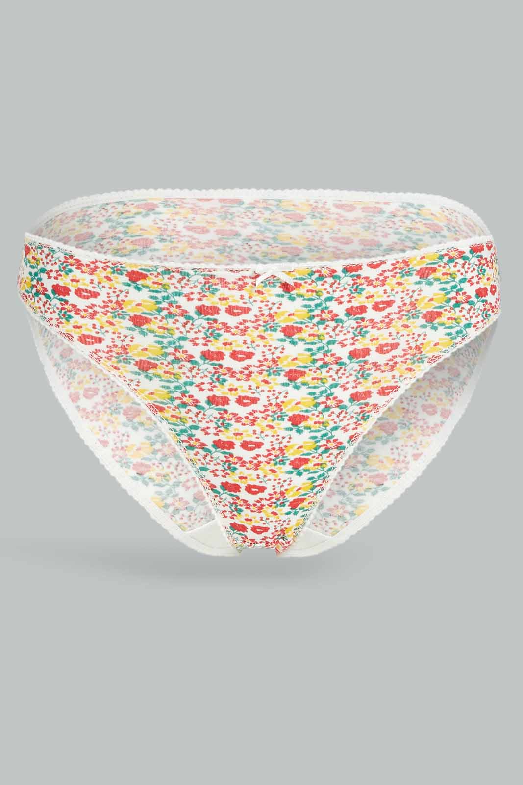 Redtag-Women-Assorted-Print/-Plain-Hileg-Briefs(5-Pack)-365,-Category:Briefs,-Colour:Assorted,-Deals:New-In,-Dept:Ladieswear,-Filter:Women's-Clothing,-New-In-Women-APL,-Non-Sale,-Section:Women,-Women-Briefs--