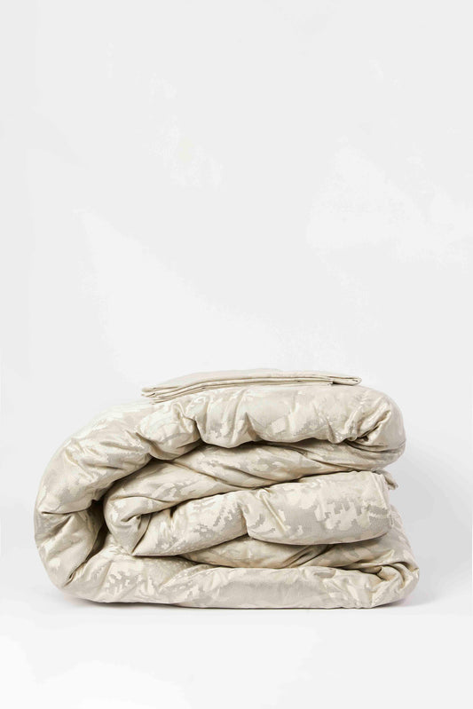 Redtag-Green-7-Piece-Jacquard-Comforter-Set-(-King-Size-)-Category:Comforters,-Colour:Green,-Deals:New-In,-Dept:Home,-Filter:Home-Bedroom,-HMW-BED-Comforters,-New-In-HMW-BED,-Non-Sale,-S23A,-Section:Homewares-Home-Bedroom-