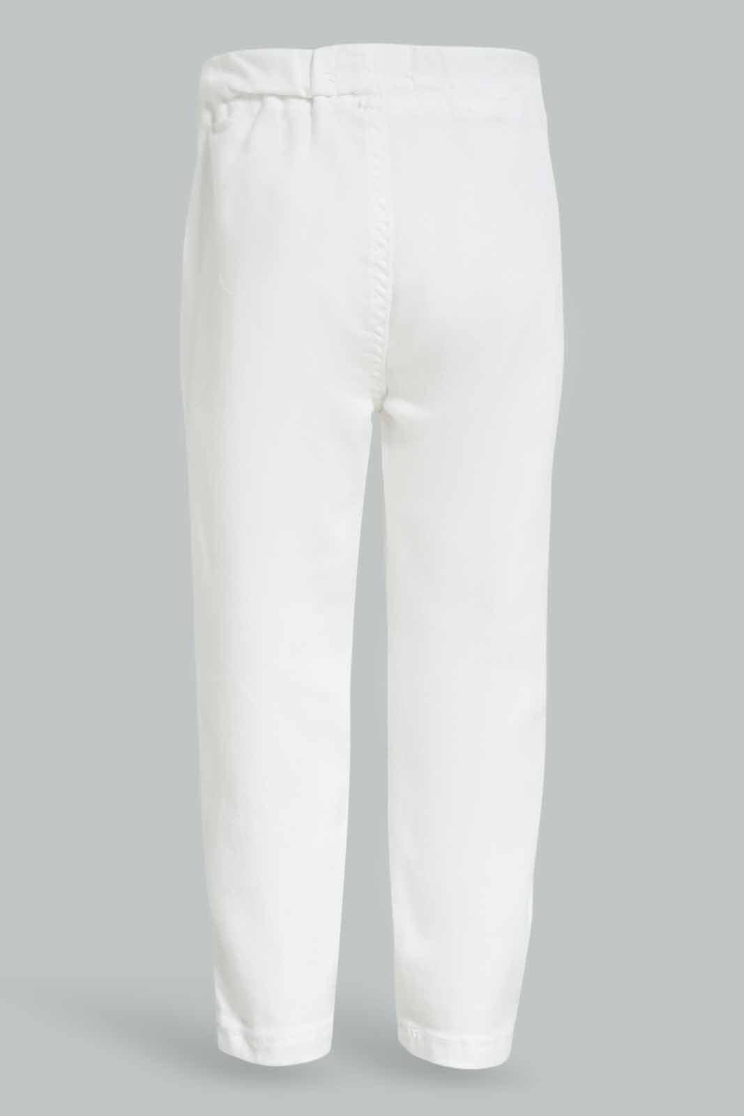 Redtag-Boys-White-Jogger-Jean-Category:Jeans,-Colour:White,-Deals:New-In,-Dept:Boys,-Filter:Infant-Boys-(3-to-24-Mths),-INB-Jeans,-New-In-INB-APL,-Non-Sale,-S23A,-Section:Boys-(0-to-14Yrs),-TBL-Infant-Boys-
