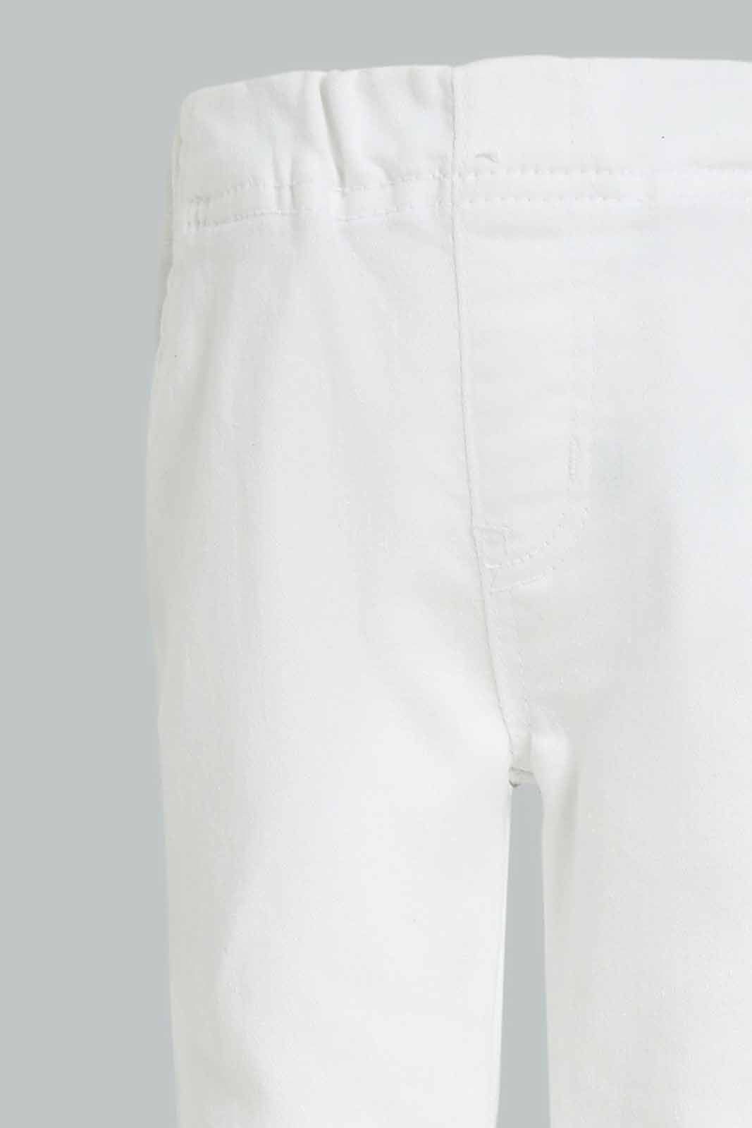 Redtag-Boys-White-Jogger-Jean-Category:Jeans,-Colour:White,-Deals:New-In,-Dept:Boys,-Filter:Infant-Boys-(3-to-24-Mths),-INB-Jeans,-New-In-INB-APL,-Non-Sale,-S23A,-Section:Boys-(0-to-14Yrs),-TBL-Infant-Boys-