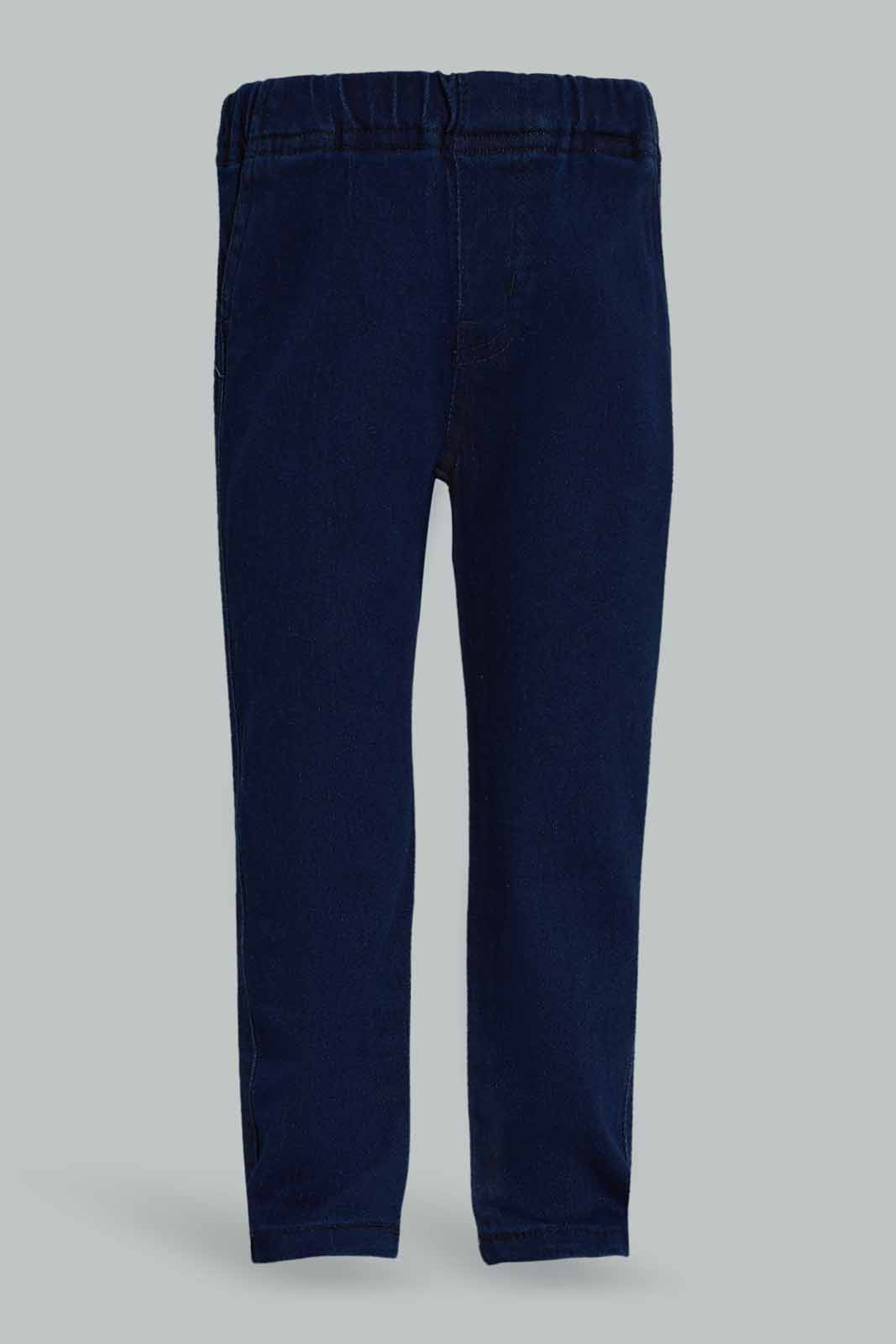 Redtag-Boys-Mid-Wash-Jogger-Jean-Category:Jeans,-Colour:Dark-Wash,-Deals:New-In,-Dept:Boys,-Filter:Infant-Boys-(3-to-24-Mths),-INB-Jeans,-New-In-INB-APL,-Non-Sale,-S23A,-Section:Boys-(0-to-14Yrs),-TBL-Infant-Boys-