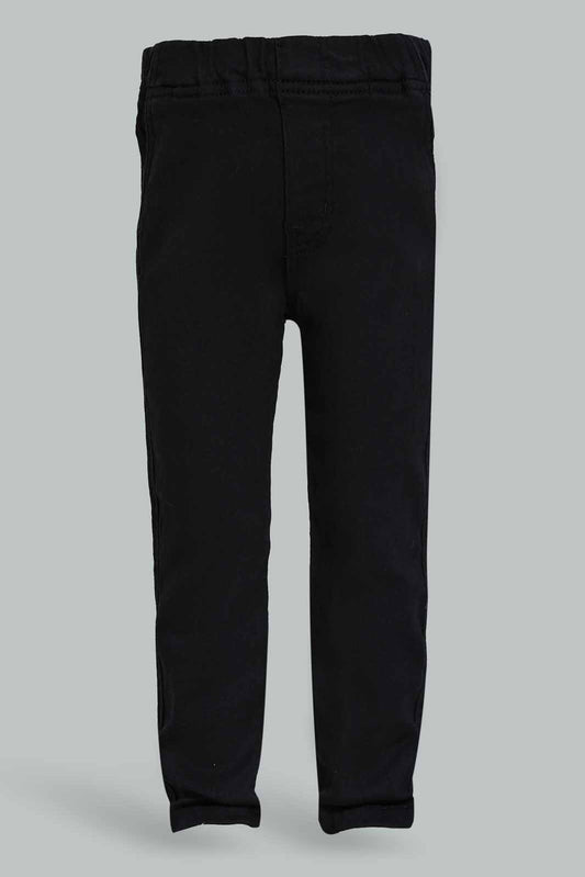 Redtag-Boys-Black-Jogger-Jean-Category:Jeans,-Colour:Black,-Deals:New-In,-Dept:Boys,-Filter:Infant-Boys-(3-to-24-Mths),-INB-Jeans,-New-In-INB-APL,-Non-Sale,-S23A,-Section:Boys-(0-to-14Yrs),-TBL-Infant-Boys-