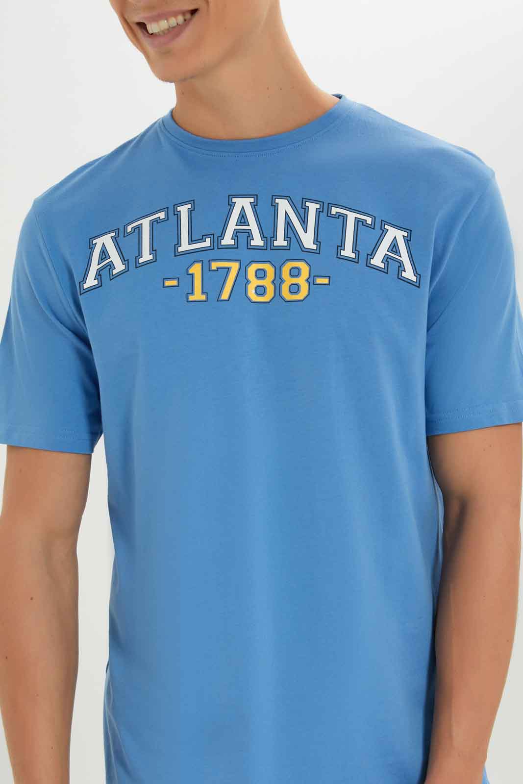 Redtag-Men-Blue-Graphic-T-Shirt-Category:T-Shirts,-Colour:Blue,-Deals:New-In,-Dept:Menswear,-Filter:Men's-Clothing,-Men-T-Shirts,-New-In-Men-APL,-Non-Sale,-S23A,-Section:Men,-TBL-Men's-