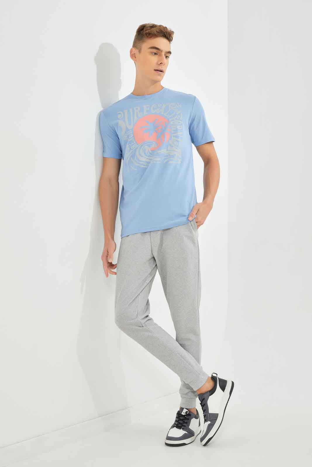 Redtag-Men-Sky-Blue-Graphic-T-Shirt-Category:T-Shirts,-Colour:Sky-Blue,-Deals:New-In,-Dept:Menswear,-Filter:Men's-Clothing,-Men-T-Shirts,-New-In-Men-APL,-Non-Sale,-S23A,-Section:Men,-TBL-Men's-