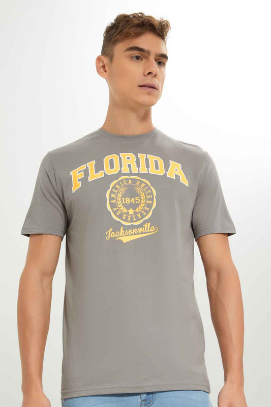 Redtag-Men-Grey-Graphic-T-Shirt-Category:T-Shirts,-Colour:Charcoal,-Deals:New-In,-Dept:Menswear,-Filter:Men's-Clothing,-Men-T-Shirts,-New-In-Men-APL,-Non-Sale,-S23A,-Section:Men,-TBL-Men's-