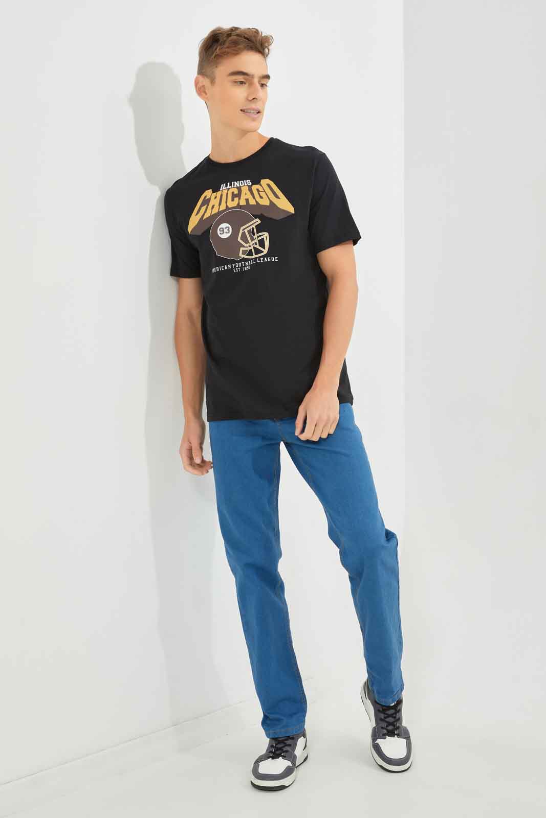 Redtag-Men-Black-Graphic-T-Shirt-Category:T-Shirts,-Colour:Black,-Deals:New-In,-Dept:Menswear,-Filter:Men's-Clothing,-Men-T-Shirts,-New-In-Men-APL,-Non-Sale,-S23A,-Section:Men,-TBL-Men's-
