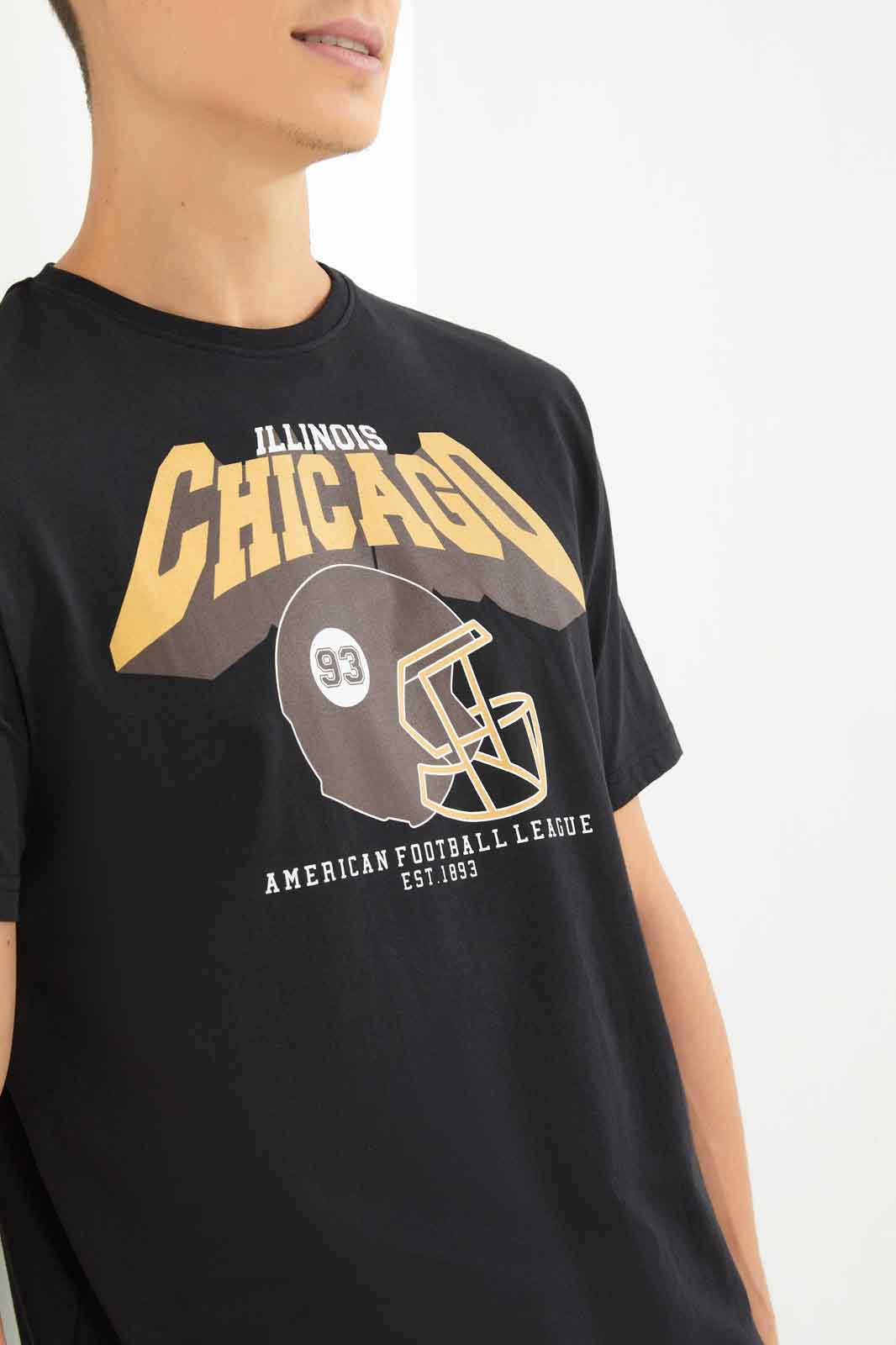 Redtag-Men-Black-Graphic-T-Shirt-Category:T-Shirts,-Colour:Black,-Deals:New-In,-Dept:Menswear,-Filter:Men's-Clothing,-Men-T-Shirts,-New-In-Men-APL,-Non-Sale,-S23A,-Section:Men,-TBL-Men's-