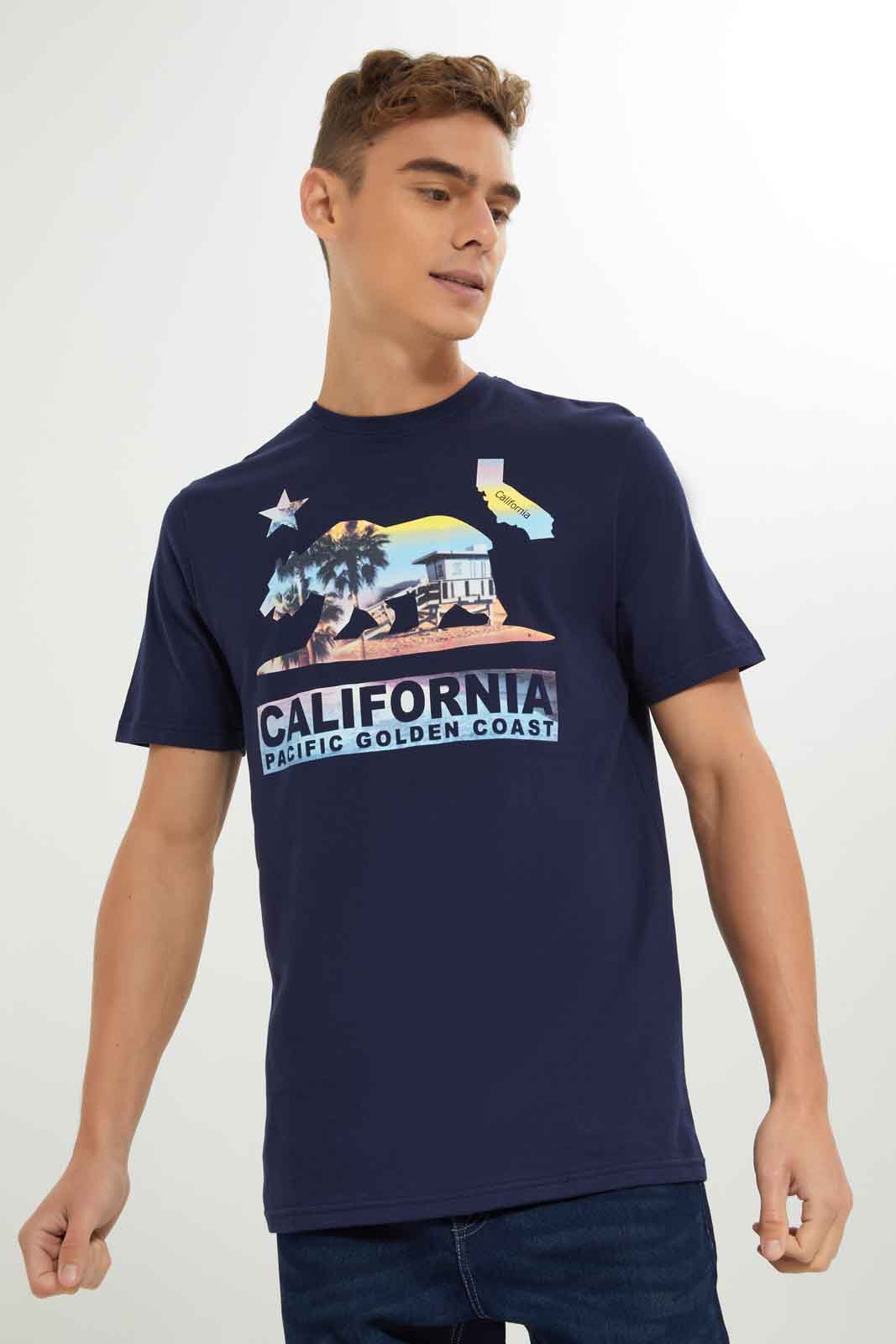 Redtag-Men-Navy-Graphic-T-Shirt-Category:T-Shirts,-Colour:Navy,-Deals:New-In,-Dept:Menswear,-Filter:Men's-Clothing,-Men-T-Shirts,-New-In-Men-APL,-Non-Sale,-S23A,-Section:Men,-TBL-Men's-
