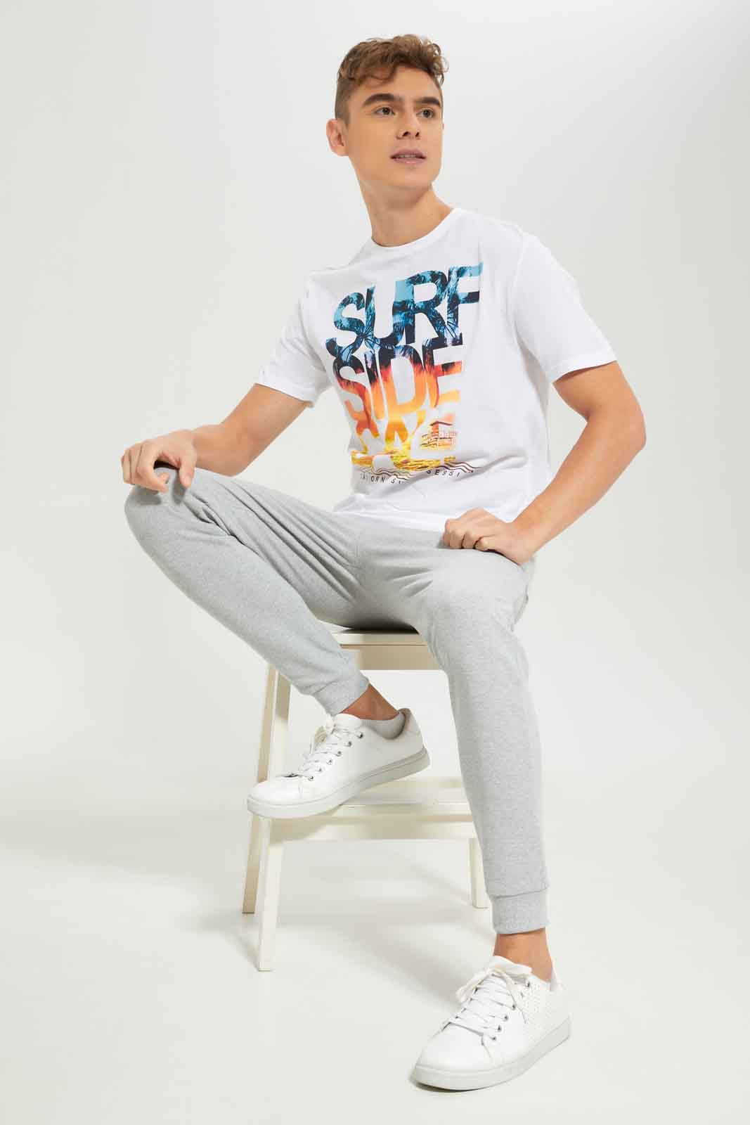 Redtag-Men-White-Graphic-T-Shirt-Category:T-Shirts,-Colour:White,-Deals:New-In,-Dept:Menswear,-Filter:Men's-Clothing,-Men-T-Shirts,-New-In-Men-APL,-Non-Sale,-S23A,-Section:Men,-TBL-Men's-