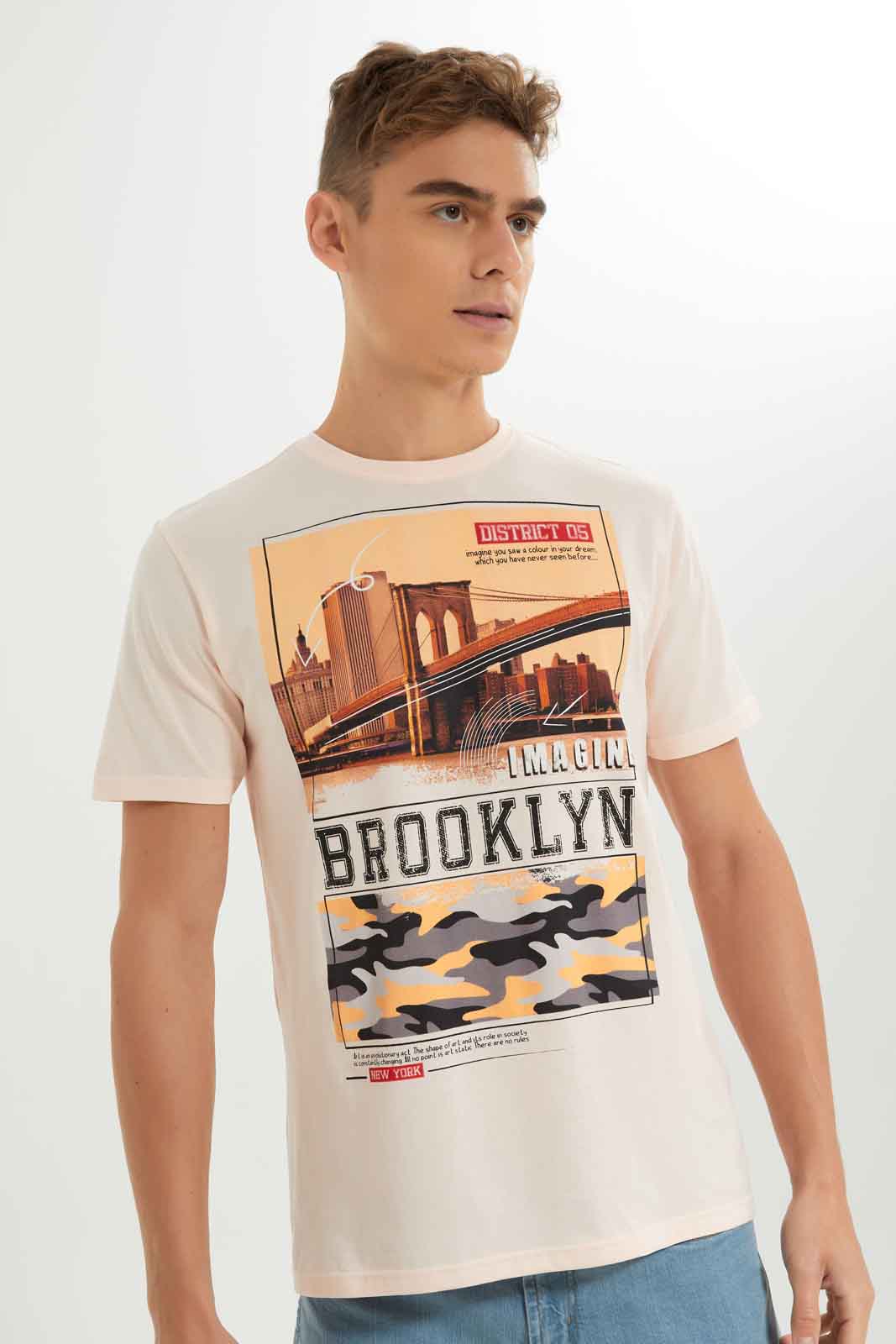 Redtag-Men-Orange-Graphic-T-Shirt-Category:T-Shirts,-Colour:Orange,-Deals:New-In,-Dept:Menswear,-Filter:Men's-Clothing,-Men-T-Shirts,-New-In-Men-APL,-Non-Sale,-S23A,-Section:Men,-TBL-Men's-