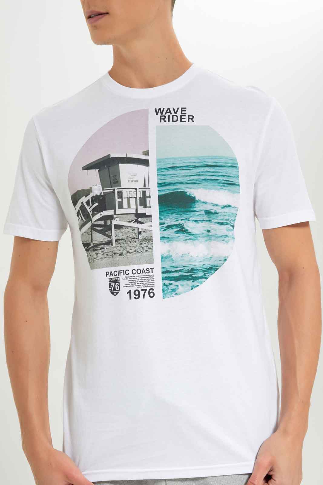 Redtag-Men-White-Graphic-T-Shirt-Category:T-Shirts,-Colour:White,-Deals:New-In,-Dept:Menswear,-Filter:Men's-Clothing,-Men-T-Shirts,-New-In-Men-APL,-Non-Sale,-S23A,-Section:Men,-TBL-Men's-