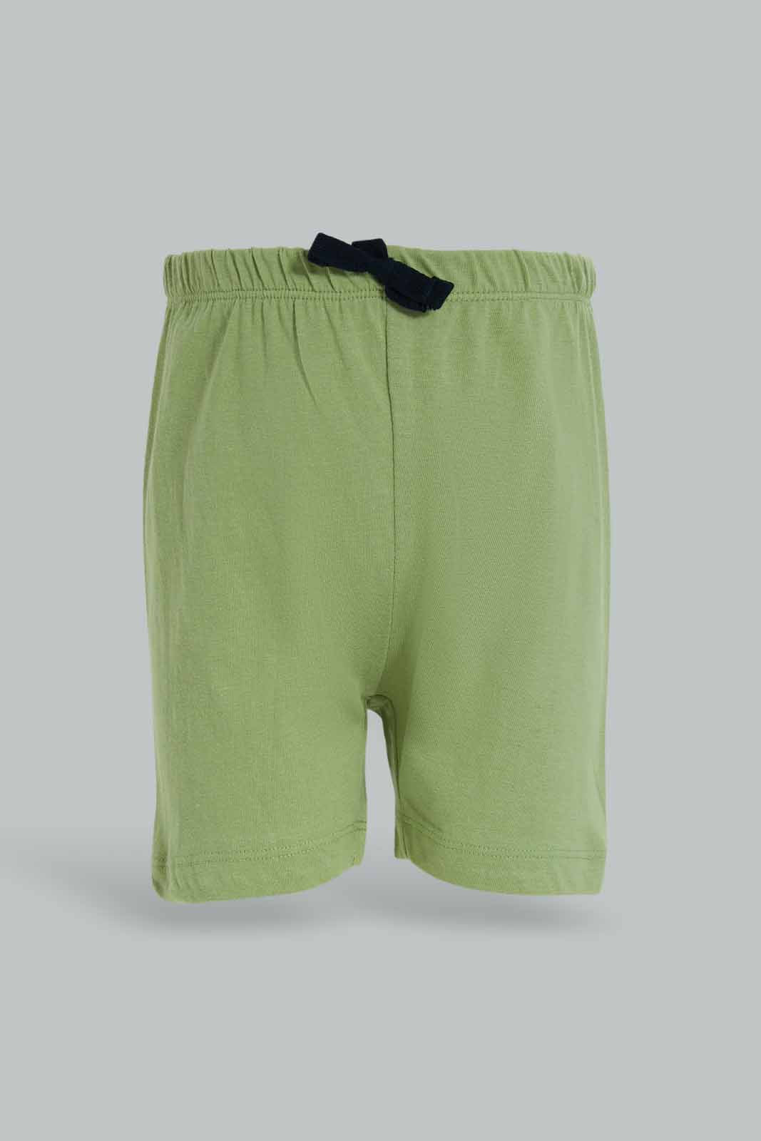 Redtag-Boys-Grey-Monkey-Tshirt-And-Shorts-2-Pack-Pj-Set-Category:Pyjama-Sets,-Colour:Grey,-Deals:New-In,-Dept:Boys,-Filter:Infant-Boys-(3-to-24-Mths),-INB-Pyjama-Sets,-New-In-INB-APL,-Non-Sale,-S23A,-Section:Boys-(0-to-14Yrs)-Infant-Boys-3 to 24 Months