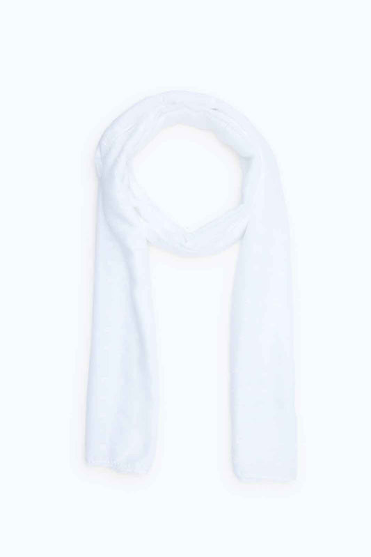 Redtag-White-Scarf-Category:Scarves,-Colour:White,-Dept:Girls,-Filter:Girls-Accessories,-GIR-Scarves,-New-In,-New-In-GIR-ACC,-Non-Sale,-S23A,-Section:Girls-(0-to-14Yrs)-Girls-