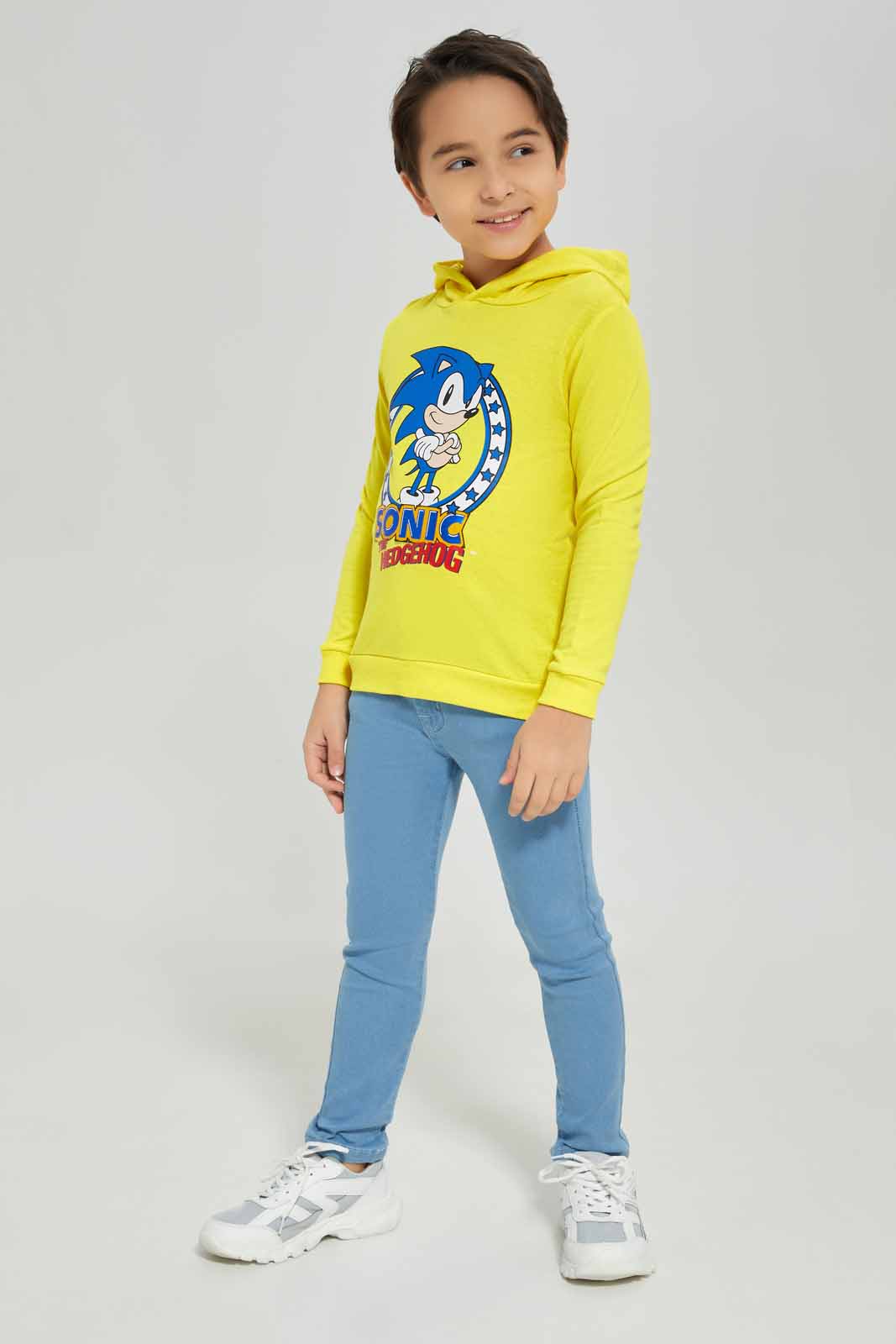 Redtag-Boys-Yellow-Sonic-Hooded-Sweatshirt-BOY-Sweatshirts,-Category:Sweatshirts,-CHA,-Colour:Yellow,-Deals:New-In,-Dept:Boys,-Filter:Boys-(2-to-8-Yrs),-New-In-BOY-APL,-Non-Sale,-S23A,-Section:Boys-(0-to-14Yrs),-TBL-Boys-2 to 8 Years