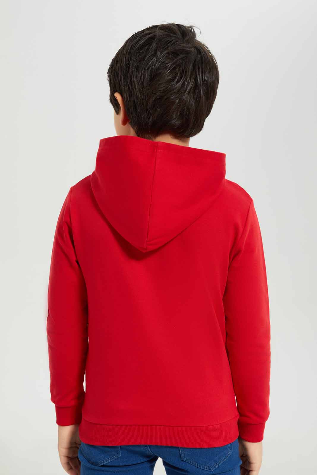 Redtag-Boys-Red-Tom-And-Jerry-Hooded-Sweatshirt-BOY-Sweatshirts,-Category:Sweatshirts,-CHA,-Colour:Red,-Deals:New-In,-Dept:Boys,-Filter:Boys-(2-to-8-Yrs),-New-In-BOY-APL,-Non-Sale,-S23A,-Section:Boys-(0-to-14Yrs),-TBL-Boys-2 to 8 Years