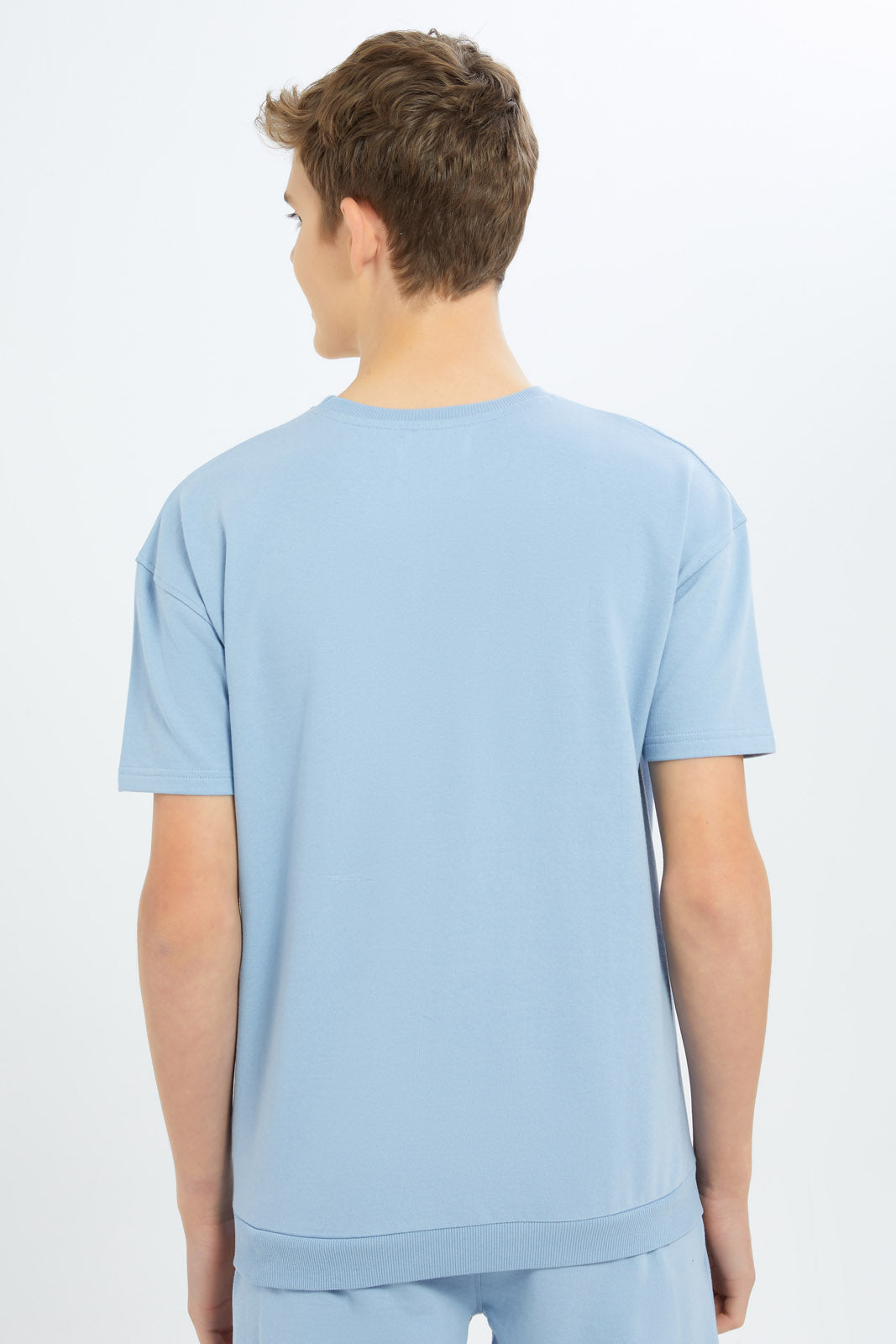 Redtag-Boys-Lt-Blue-S/S-Lounge-Wear-Crewneck-Sweatshirt-BSR-Sweatshirts,-Category:Sweatshirts,-Colour:Blue,-Deals:New-In,-Dept:Boys,-Filter:Senior-Boys-(8-to-14-Yrs),-New-In-BSR-APL,-Non-Sale,-S23B,-Section:Boys-(0-to-14Yrs)-Senior-Boys-9 to 14 Years