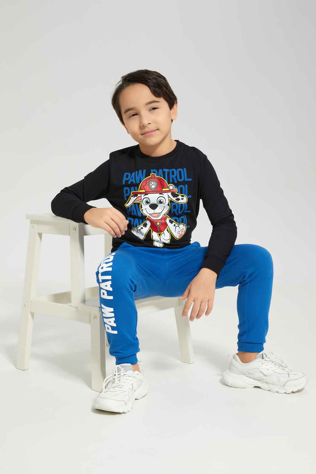 Redtag-Boys-Black-Paw-Patrol-Crew-Neck-Sweatshirt-BOY-Sweatshirts,-Category:Sweatshirts,-CHA,-Colour:Black,-Deals:New-In,-Dept:Boys,-Filter:Boys-(2-to-8-Yrs),-New-In-BOY-APL,-Non-Sale,-S23A,-Section:Boys-(0-to-14Yrs)-Boys-2 to 8 Years