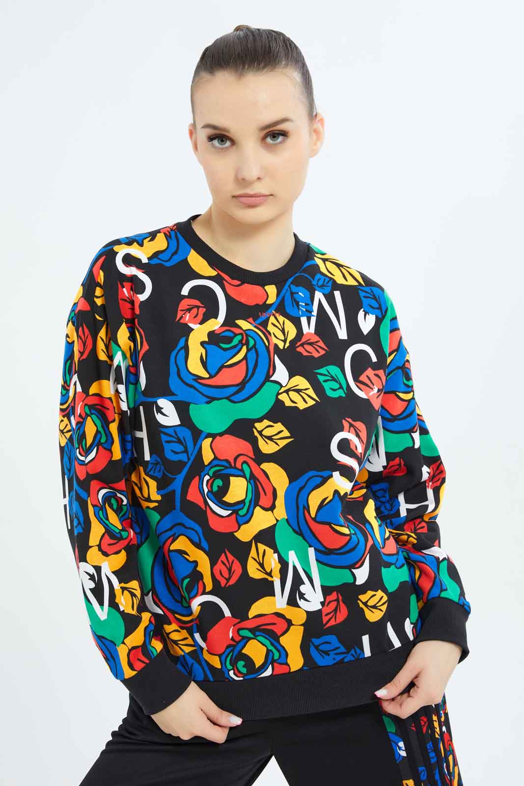 Redtag-Women-Allover-Printed-Long-Sleeve-Sweatshirt-Category:Sweatshirts,-Colour:Assorted,-Deals:New-In,-Dept:Ladieswear,-Filter:Women's-Clothing,-New-In-Women-APL,-Non-Sale,-S23A,-Section:Women,-Women-Sweatshirts-Women's-