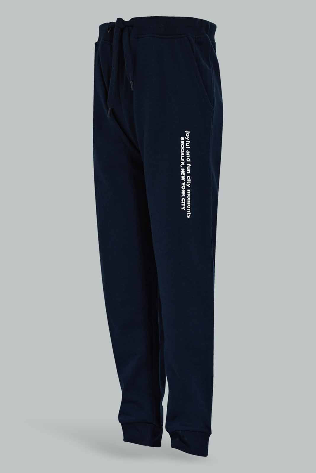 Redtag-Boys-Navy-Jogpant-With-Print-BOY-Joggers,-Category:Joggers,-Colour:Navy,-Deals:New-In,-Dept:Boys,-Filter:Boys-(2-to-8-Yrs),-New-In-BOY-APL,-Non-Sale,-S23A,-Section:Boys-(0-to-14Yrs),-TBL-Boys-2 to 8 Years