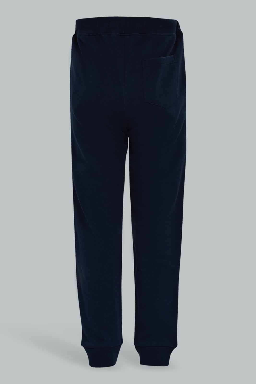 Redtag-Boys-Navy-Jogpant-With-Print-BOY-Joggers,-Category:Joggers,-Colour:Navy,-Deals:New-In,-Dept:Boys,-Filter:Boys-(2-to-8-Yrs),-New-In-BOY-APL,-Non-Sale,-S23A,-Section:Boys-(0-to-14Yrs),-TBL-Boys-2 to 8 Years