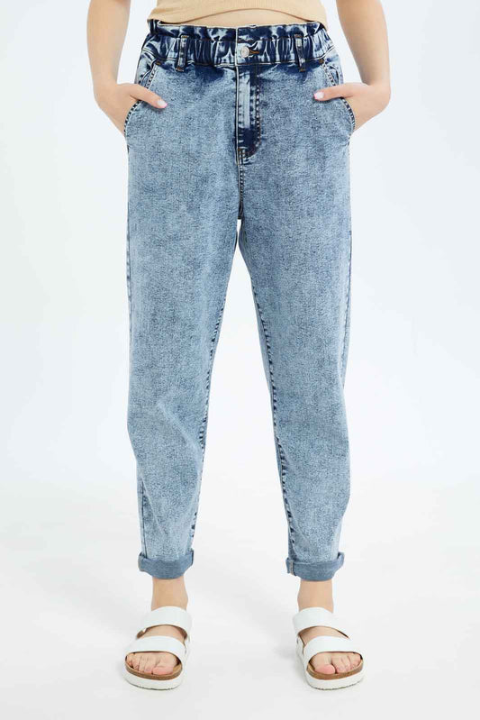 Redtag-Women-Acid-Wash-Baggy-Fit-Jeans-Category:Jeans,-Colour:Indigo,-Deals:New-In,-Dept:Ladieswear,-Filter:Women's-Clothing,-FIT-WALL-(FTW),-New-In-Women-APL,-Non-Sale,-S23A,-Section:Women,-Women-Jeans-Women's-