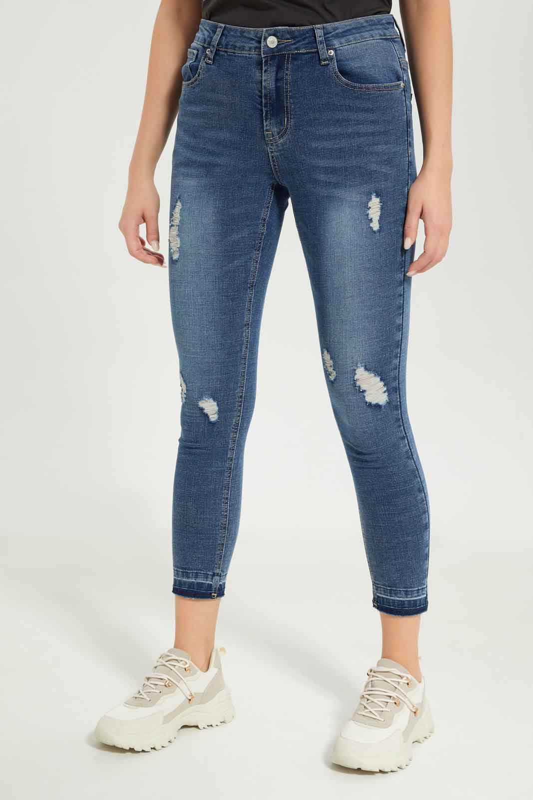 Redtag-Women-Light-Wash-High-Waist-Skinng-Jeans-Category:Jeans,-Colour:Light-Wash,-Deals:New-In,-Dept:Ladieswear,-Filter:Women's-Clothing,-FIT-WALL-(FTW),-New-In-Women-APL,-Non-Sale,-S23A,-Section:Women,-Women-Jeans-Women's-