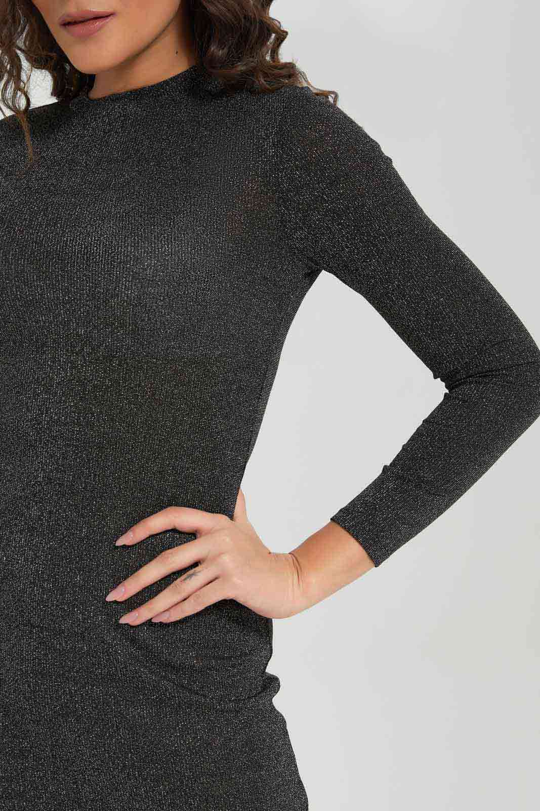 Redtag-Women-Maxi-Lurex-Dress-Category:Dresses,-Colour:Black,-Deals:New-In,-FF,-Filter:Women's-Clothing,-New-In-Women-APL,-Non-Sale,-S23A,-Section:Women,-Women-Dresses-Women's-