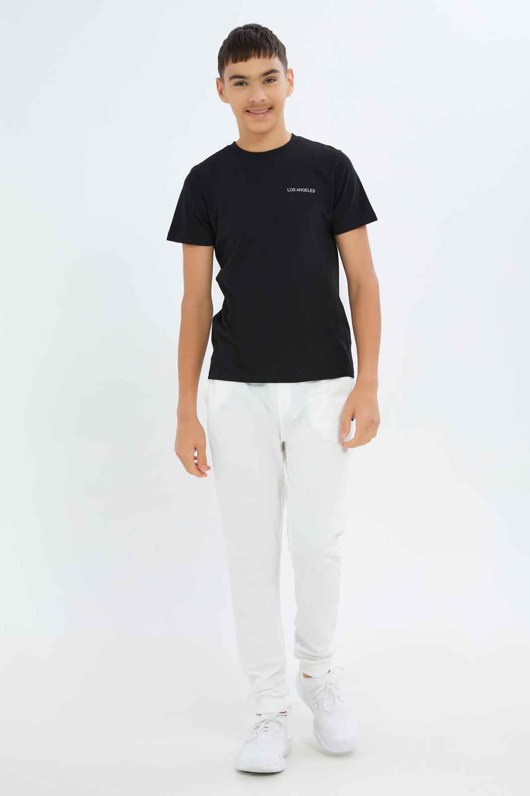 Redtag-Boys-Black/Mint-2-Pc-Pack-Short-Sleeve-Tshirt-BSR-T-Shirts,-Category:T-Shirts,-Colour:Assorted,-Deals:New-In,-Dept:Boys,-Filter:Senior-Boys-(8-to-14-Yrs),-New-In-BSR-APL,-Non-Sale,-S23A,-Section:Boys-(0-to-14Yrs)-Senior-Boys-9 to 14 Years