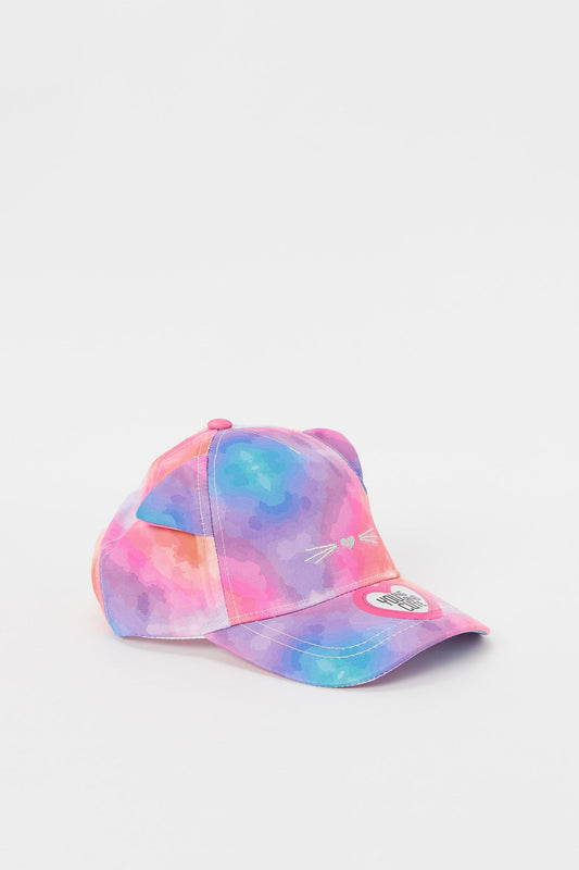 Redtag-Pink-Character-Embellished-Cap-Category:Caps-&-Hats,-Colour:Pink,-Deals:New-In,-Dept:Girls,-Filter:Girls-Accessories,-GIR-Caps-&-Hats,-H1:ACC,-H2:GIR,-H3:GIA,-H4:FAA,-New-In,-New-In-GIR-ACC,-Non-Sale,-S23A,-Season:S23B,-Section:Girls-(0-to-14Yrs)-Girls-