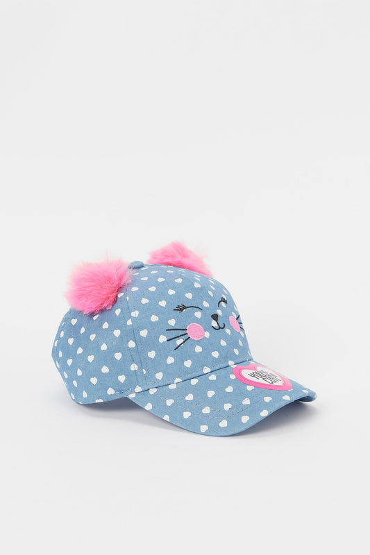 Redtag-Multi-Colour-Printed-Cap-Category:Caps-&-Hats,-Colour:Assorted,-Deals:New-In,-Dept:Girls,-Filter:Girls-Accessories,-GIR-Caps-&-Hats,-H1:ACC,-H2:GIR,-H3:GIA,-H4:FAA,-New-In,-New-In-GIR-ACC,-Non-Sale,-S23A,-Season:S23B,-Section:Girls-(0-to-14Yrs)-Girls-