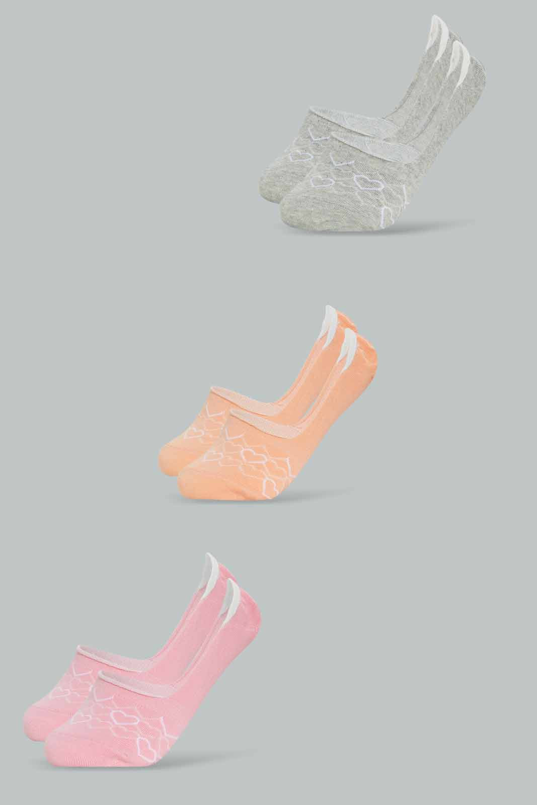 Redtag-Women-Ladies-Invisible-Socks-1*3-365,-Category:Socks,-Colour:Assorted,-Deals:New-In,-Dept:Ladieswear,-Filter:Women's-Clothing,-New-In-Women-APL,-Non-Sale,-Section:Women,-Women-Socks--