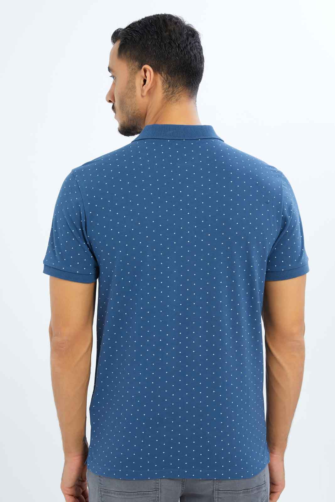 Redtag-Men-Blue-Aop-Polo-Shirt-With-Chest-Logo-Category:Polo-T-Shirts,-Colour:Blue,-Deals:New-In,-Dept:Menswear,-Filter:Men's-Clothing,-Men-Polo-T-Shirts,-New-In-Men-APL,-Non-Sale,-S23B,-Section:Men-Men's-