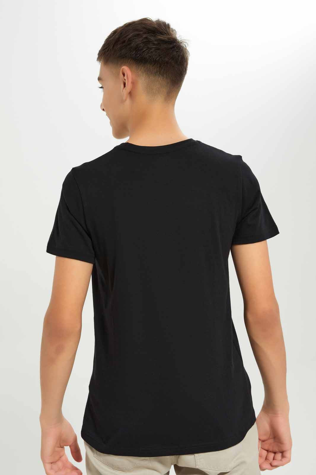 Redtag-Boys-Black-Anime-Food-And-Video-Games-Short-Sleeve-Graphic-Tee-BSR-T-Shirts,-Category:T-Shirts,-Colour:Black,-Deals:New-In,-Dept:Boys,-Filter:Senior-Boys-(8-to-14-Yrs),-New-In-BSR-APL,-Non-Sale,-S23A,-Section:Boys-(0-to-14Yrs),-TBL-Senior-Boys-9 to 14 Years