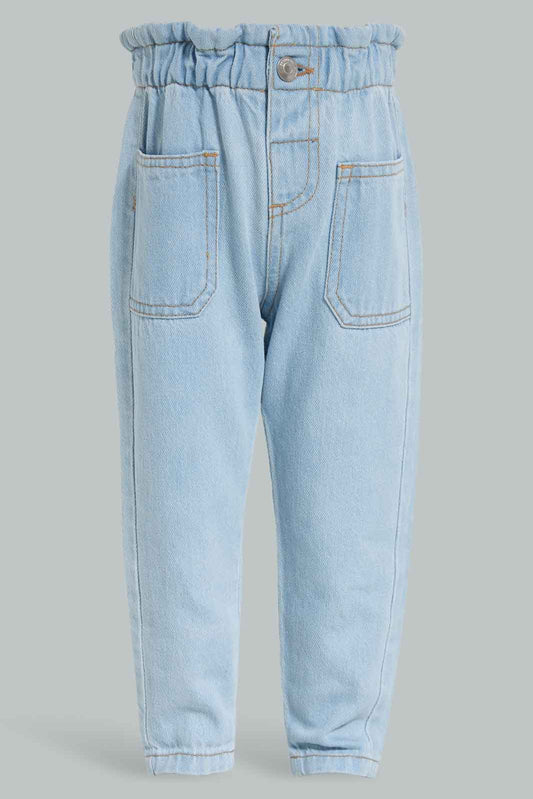 Redtag-Girls-Light-Wash-4-Pocket-Paper-Jeans-Category:Jeans,-Colour:Light-Wash,-Deals:New-In,-Filter:Infant-Girls-(3-to-24-Mths),-ING-Jeans,-New-In-ING-APL,-Non-Sale,-Section:Girls-(0-to-14Yrs),-W22B-Infant-Girls-3 to 24 Months