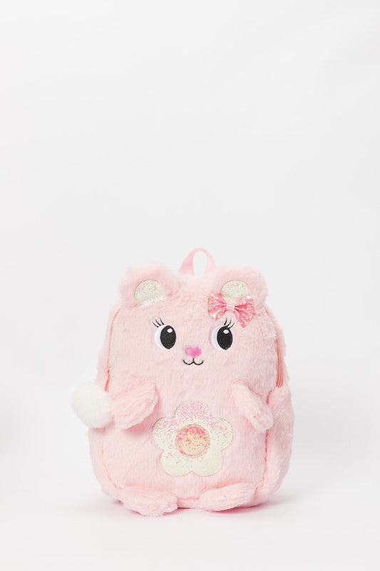 Redtag-Multi-Colour-Embellished-Backpack-Category:Bags,-Colour:Assorted,-Deals:New-In,-Dept:Girls,-Filter:Girls-Accessories,-GIR-Bags,-H1:ACC,-H2:GIR,-H3:GIA,-H4:HBG,-New-In,-New-In-GIR-ACC,-Non-Sale,-S23A,-Season:S23B,-Section:Girls-(0-to-14Yrs),-Style:FUR-Girls-