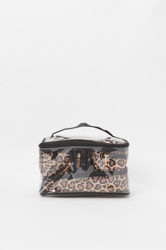 Redtag-Multi-Colour-Animal-Printed-Cosmetic-Pouches-Category:Cosmetics,-Colour:Assorted,-Deals:New-In,-Dept:Ladieswear,-Filter:Women's-Accessories,-H1:ACC,-H2:LAD,-H3:LAB,-H4:SHP,-New-In,-New-In-Women-ACC,-Non-Sale,-S23B,-Season:S23B,-Section:Women,-Style:COSMETIC-BAG,-Women-Cosmetics-Women-