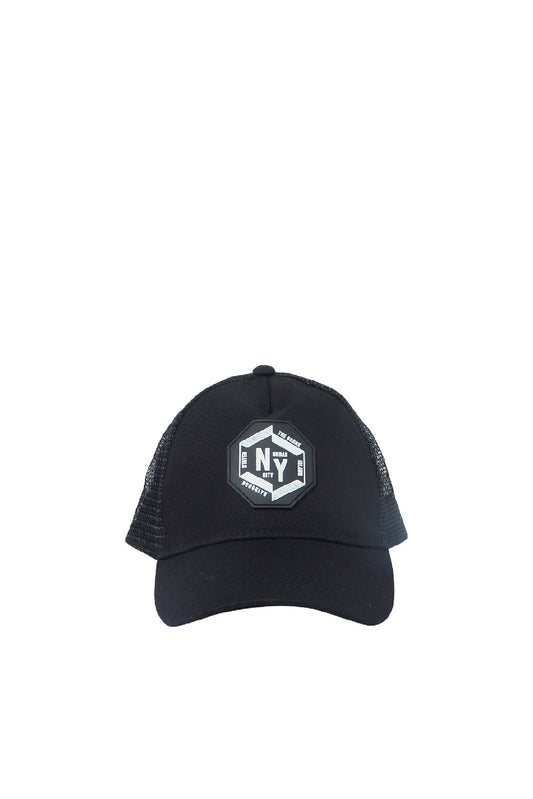 Redtag-Black-Embroidered-Cap-BOY-Caps-&-Hats,-Category:Caps-&-Hats,-Colour:Black,-Dept:Boys,-Filter:Boys-Accessories,-New-In,-New-In-BOY-ACC,-Non-Sale,-S23A,-Section:Boys-(0-to-14Yrs)-Boys-
