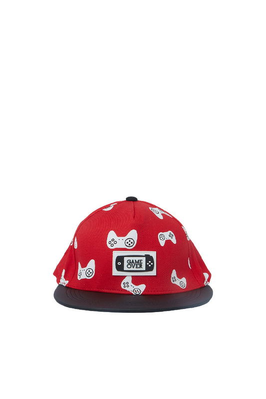 Redtag-Red-Cap-BOY-Caps-&-Hats,-Category:Caps-&-Hats,-Colour:Red,-Dept:Boys,-Filter:Boys-Accessories,-New-In,-New-In-BOY-ACC,-Non-Sale,-S23A,-Section:Boys-(0-to-14Yrs)-Boys-