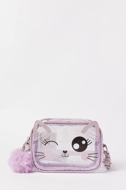 Redtag-Lilac-Character-Embellished-Cross-Body-Bag-Category:Bags,-Colour:Assorted,-Dept:Girls,-Filter:Girls-Accessories,-GIR-Bags,-New-In,-New-In-GIR-ACC,-Non-Sale,-S23A,-Section:Girls-(0-to-14Yrs)-Girls-